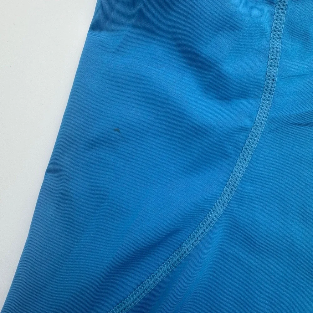 Nike Team Women Blue Athletic Tank Top Sleeveless V-Neck Training Shirt XL 16-18